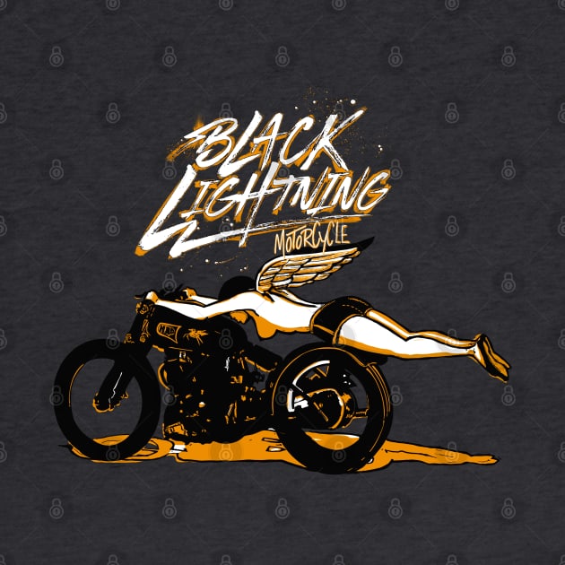 The Legendary Vincent Black Lightning Motorcycle by MotorManiac